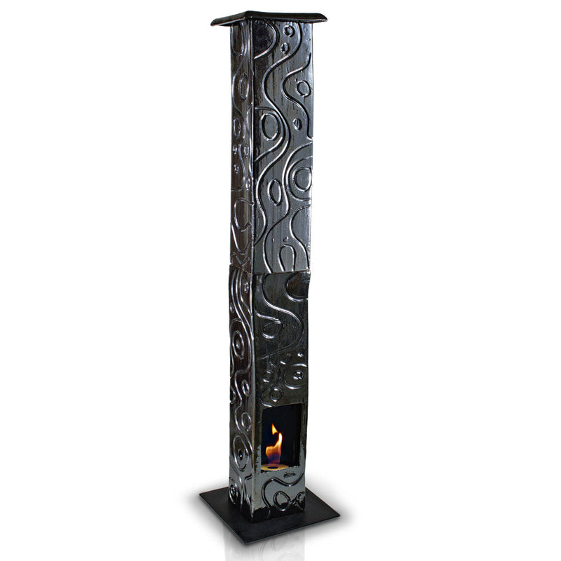 Camino a Bioetanolo da Pavimento in Ceramica 30x135 cm Ferazzoli Quadra-G Cetonia