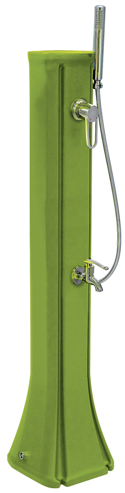 acquista Mini Doccia Solare da Giardino 23L Miscelatore Lavapiedi e Doccetta Verde