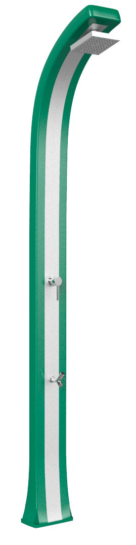 Doccia da Giardino Miscelatore e Lavapiedi Arkema Spring Plus Fascia Inox Verde Scuro online