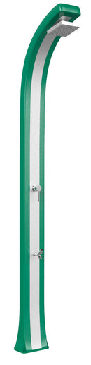 Doccia da Giardino Miscelatore e Lavapiedi Arkema Spring Plus Fascia Inox Verde Scuro