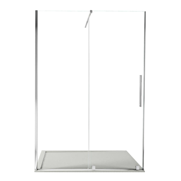 sconto Porta Parete Doccia 1 anta Scorrevoli senza Profili in Cristallo trasparente 8mm H200 Bonussi Uriel Varie Misure