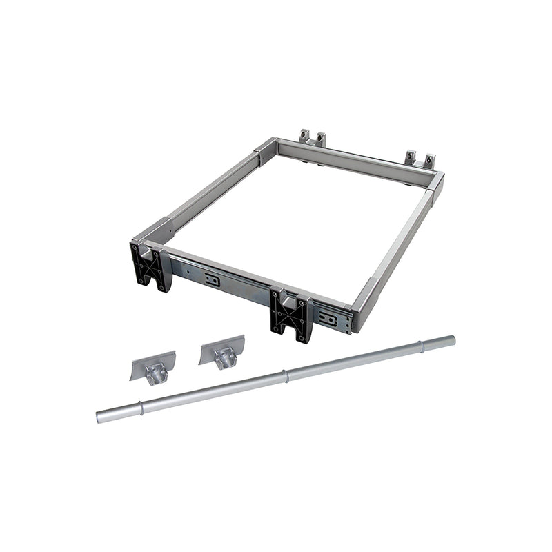 Porta Pantaloni Estraibile per Armadio 60 cm in Alluminio e Acciaio Emuca Anodizzato opaco