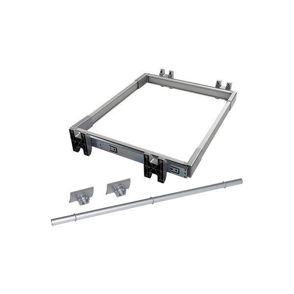 Porta Pantaloni Estraibile per Armadio 90 cm in Alluminio e Acciaio Emuca Anodizzato opaco sconto