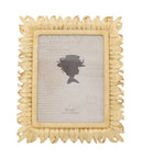 Cornice Glam Petalo 23x1,7x28 cm in Resina Oro