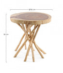 Tavolino Solidad 56x56 in Legno