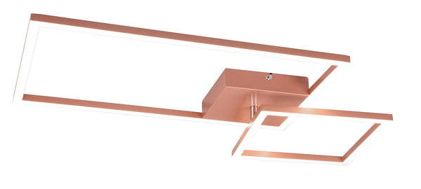 Plafoniera da Interno a LED SMD in Metallo Oro rosa sconto