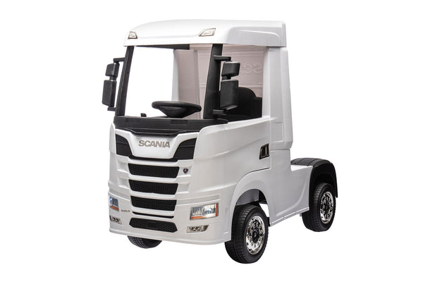 Camion Elettrico per Bambini 126x68x102 cm 24V Scania Bianco acquista