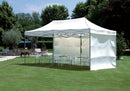 Gazebo Pieghevole da Giardino in Alluminio 3X6m Vorghini Flexible Bianco