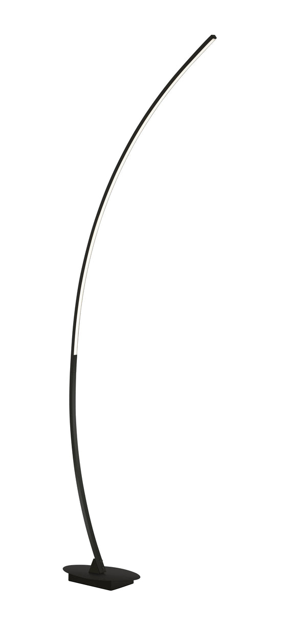 online Piantana da Interno a LED in Metallo Nero Opaco