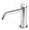 Rubinetto Miscelatore Monocomando Lavabo senza Scarico in Acciaio Inox Satinato Maniglia Neve