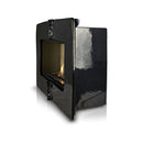 Camino Bioetanolo da Parete in Ceramica 60x40 cm Ferazzoli Wall Nero