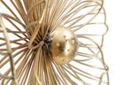 Pannello Flowery Stick 50x8x47 cm in Ferro Oro