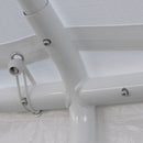 Tendostruttura Garage 3x6m con Tetto e Teli Laterali Bianco