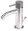 Rubinetto Miscelatore Monocomando Bidet in Acciaio Inox Maniglia Antracite