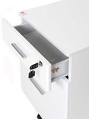 Cassettiera da Ufficio 3 Cassetti Chest Bianca