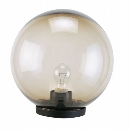 online Lampada Testa Palo a Sfera Fume Diametro 30Cm Colore Nero per Esterno Linea Globo Sovil