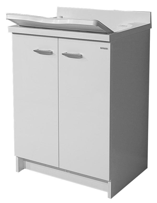 prezzo Mobile Lavatoio 60x50x85cm 2 Ante Asse in Termoplastico Montegrappa Marella Bianco