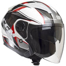 Casco Jet per Scooter Visiera Lunga CGM Mayer 130X Rosso XS - (53-54 cm)