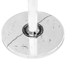 Attaccapanni Appendiabiti a Piantana 37x37x176 cm 16 Ganci con Portaombrelli in Metallo Bianco      