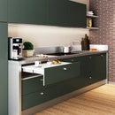 Guide per Tavolo Allungabile Shot Imballo 1 Pezzo Champagne Anodizzato Alluminio Emuca