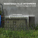 Cassetta degli Attrezzi Box Portautensili 76x35,5x40,6 cm Alluminio Argento      