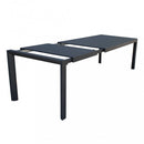 Tavolo Allungabile Houston 135/180x70x75h cm in Alluminio Antracite