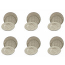 Servizio Piatti 18 Pezzi in Gres Villa d'Este Piper Black