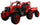 Trattore Elettrico per Bambini 12V con Rimorchio Kidfun Rural Rosso