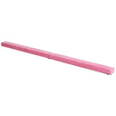Trave da Ginnastica Allenamento Equilibrio Pieghevole in Legno Rosa 210x10x6.5 cm 