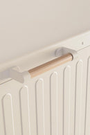 Baule Contenitore da Esterno 141,6x72x70h cm Apertura Facile e Ruote in Alluminio Ocean S Seta 
