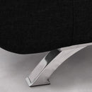 Divano Letto 190x83x93 cm in Microfibra Nero