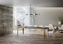Tavolo Allungabile 120-380x90x77 cm Karamay Evolution Noce