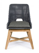 Set 2 Sedie 50x68x86h cm con Cuscini Hesperia Slate