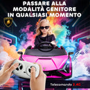 Macchina Elettrica per Bambini 12V con Licenza Lamborghini Sian FKP 37 Rosa