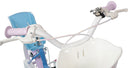 Bicicletta per Bambine 16" Disney Frozen Freni Caliper e Stabilizzatori in Acciaio Hi-Ten Azzurro