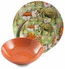 Servizio Piatti 18 Pezzi in Porcellana e Gres Villa d'Este Home Tivoli Maraja Multicolor