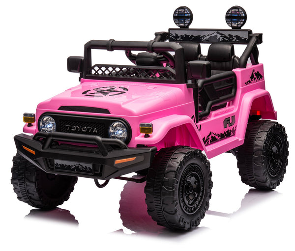 Macchina Elettrica per Bambini 12V Toyota Cruiser Rosa acquista