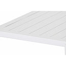 Tavolo da Giardino Allungabile 82/163x82xH75 cm in alluminio Lipari Bianco