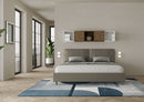 Letto Matrimoniale Imbottito in Similpelle Antea Large Cappuccino Varie Misure