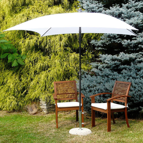 Ombrellone da Giardino 200x200 cm Palo Ø27 mm in Acciaio Maffei Kronos Bianco online