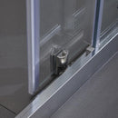 Porta Parete Doccia 110 cm 1 Anta Scorrevole in Cristallo Trasparente 6mm H195 Bonussi Giuly