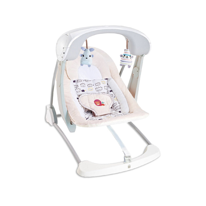 Altalena dondolo oscillante con Musica per Bambini 65x63x49 cm in Acciaio e Poliestere Baby Dreams  
