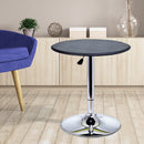 Tavolino da Bar Ø63 cm con Altezza Regolabile 