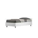 Letto Singolo Nuamo Bianco Frassino Varie Misure