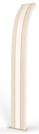 Doccia Solare da Esterno Giardino 40L Miscelatore e Lavapiedi Arkema Dada Fascia Inox Oro Van Gogh