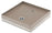Base Portaciottolo per Fontane 40x40x8 cm in Metallo con Base in Cemento Belfer 42/BSE/10 Tortora