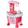 Cucina Giocattolo per Bambini 51x30x73 cm con Utensili  Rosa