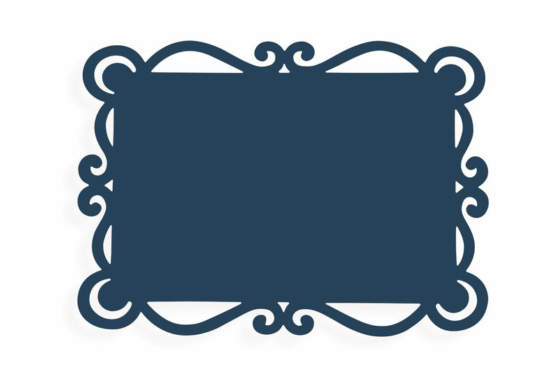 Set 6 Tovagliette 44x32 cm in Plastica Villa d'Este Home Tivoli Dorian Blu