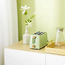 Credenza 4 Ante 100x41,5x107 cm in Acciaio e Legno Truciolare Bianco e Naturale