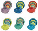 Servizio Piatti 18 Pezzi in Stoneware Soriani Kos Multicolor